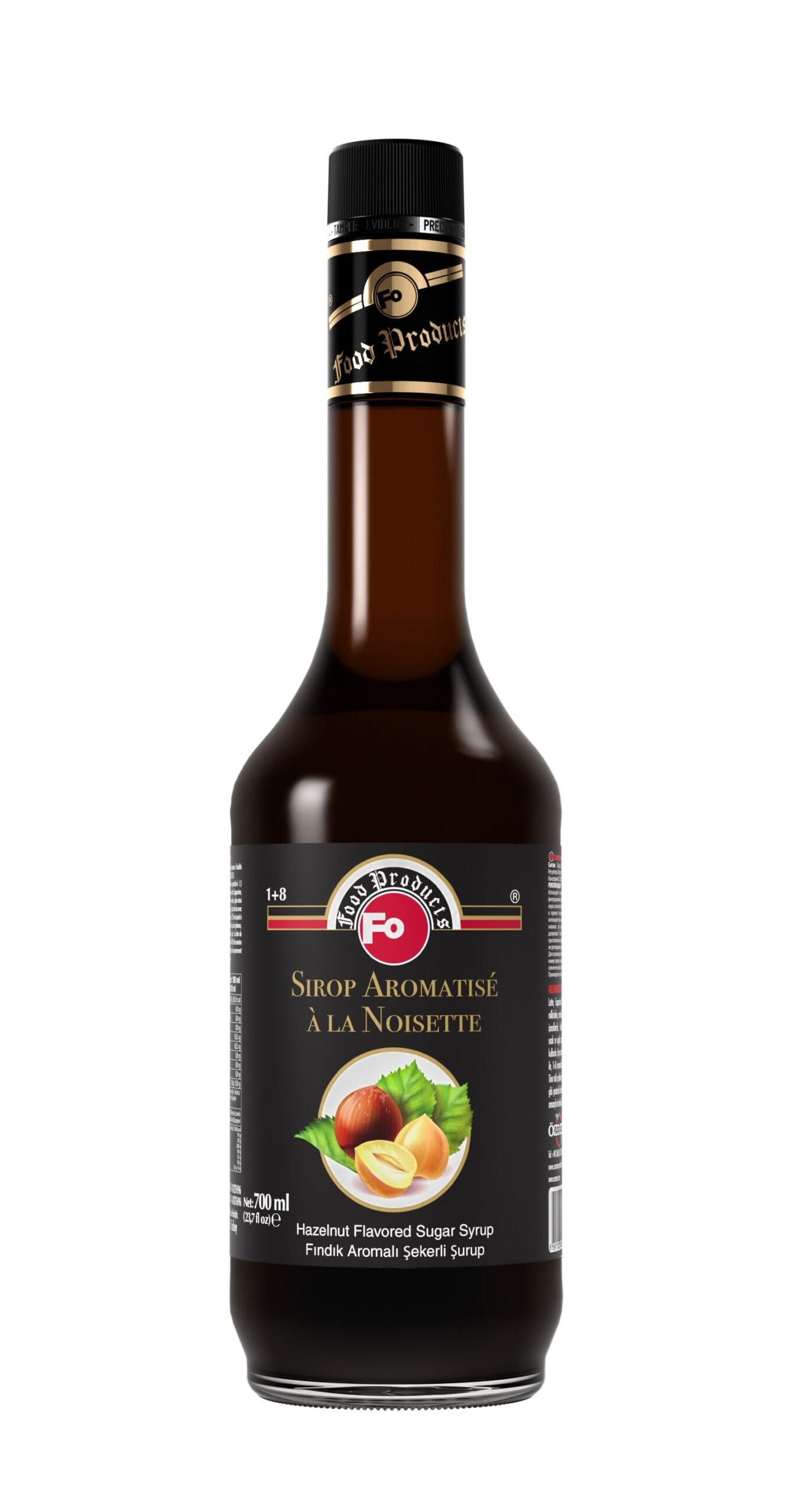 Fo Fındık Aromalı Şurup Şekerli 700 mL