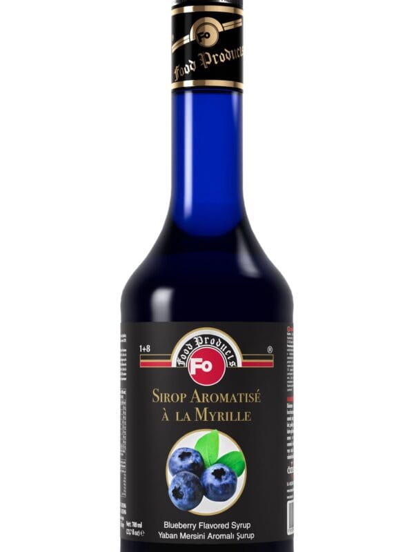 Fo Mavi Yaban Mersini (Blueberry) Aromalı Şurup 700 mL