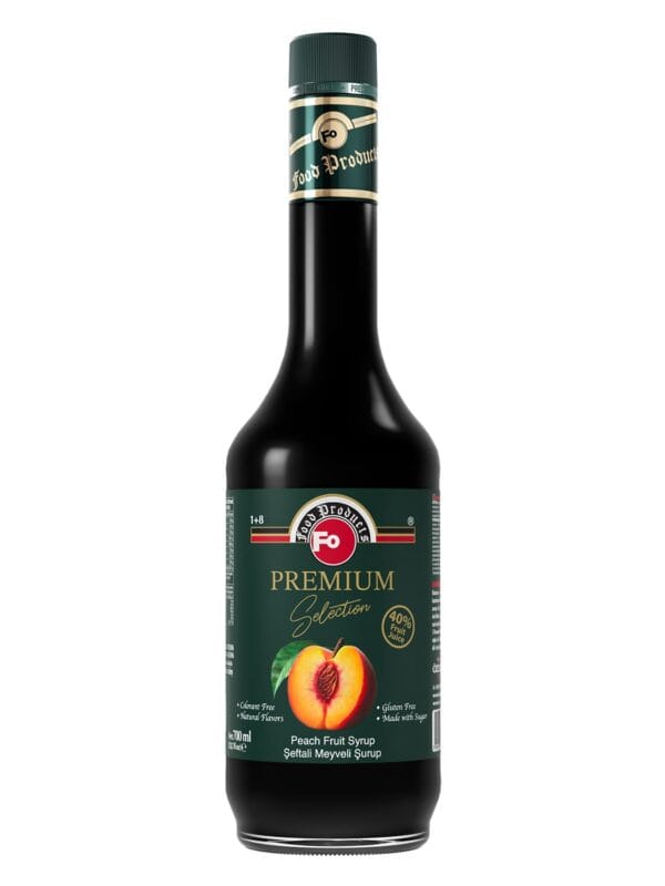 Fo Şeftali Meyveli Şurup Premium 700 mL