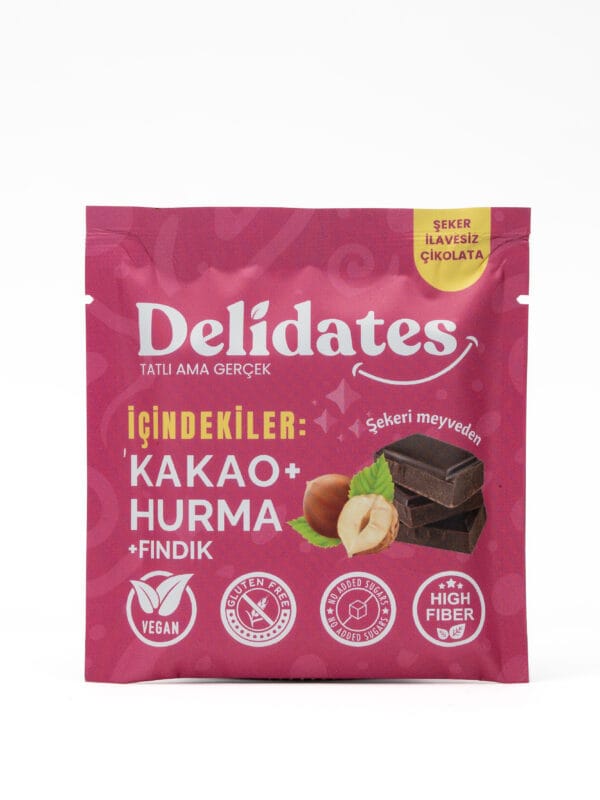 Delidates Fındıklı Hurmalı Çikolata 40 g
