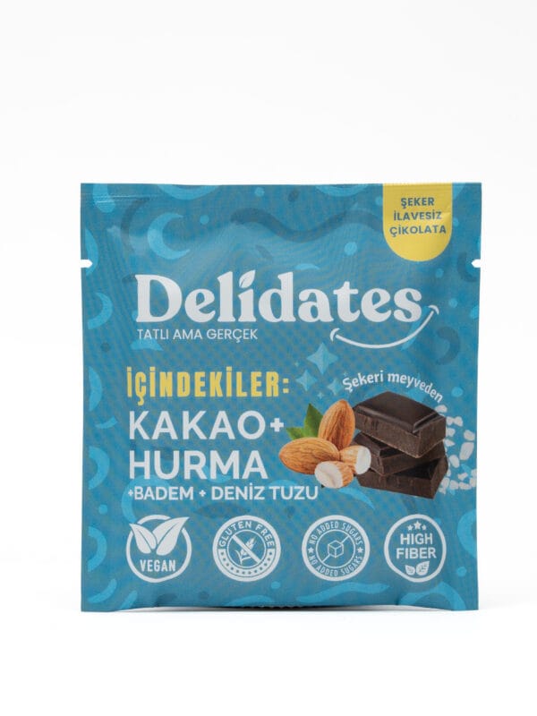 Delidates Bademli & Deniz Tuzlu Hurmalı Çikolata 40 g