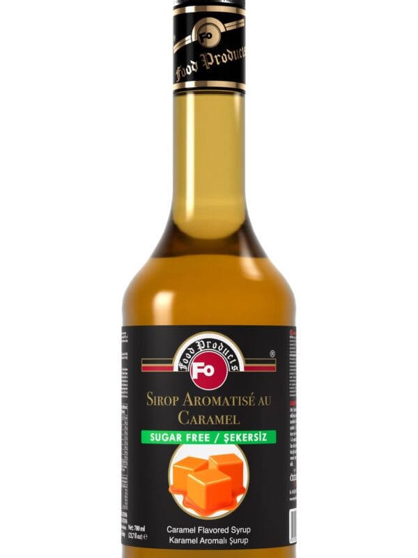 Fo Şekersiz Karamel Aromalı Şurup 700 mL