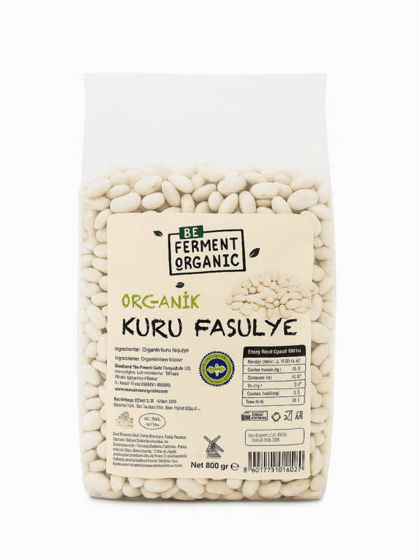 Beferment Organic Kuru Fasulye 800 g x 4 Adet
