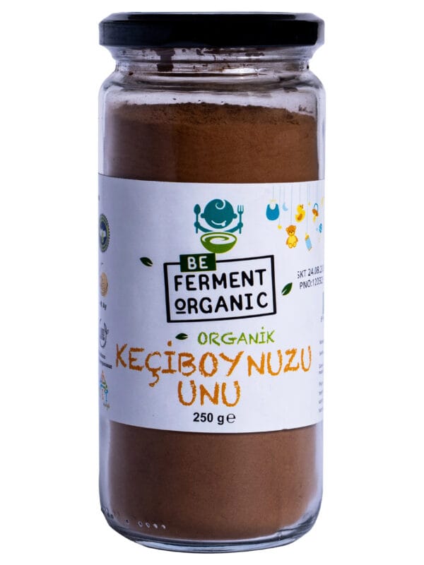Beferment Organic Keçiboynuzu Unu 250 g Cam  x 4 Adet