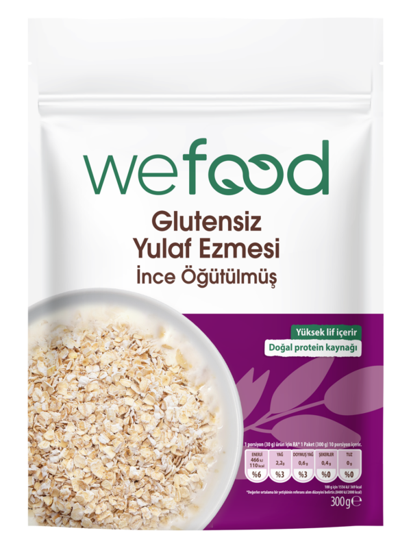 Wefood İnce Öğütülmüş Glutensiz Yulaf Ezmesi 300 g