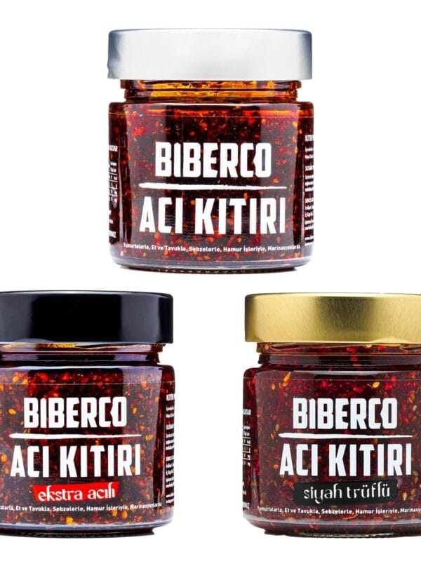Biberco Karışık Koli (2 Orijinal + 2 Acılı + 2 Trüflü) 200 g