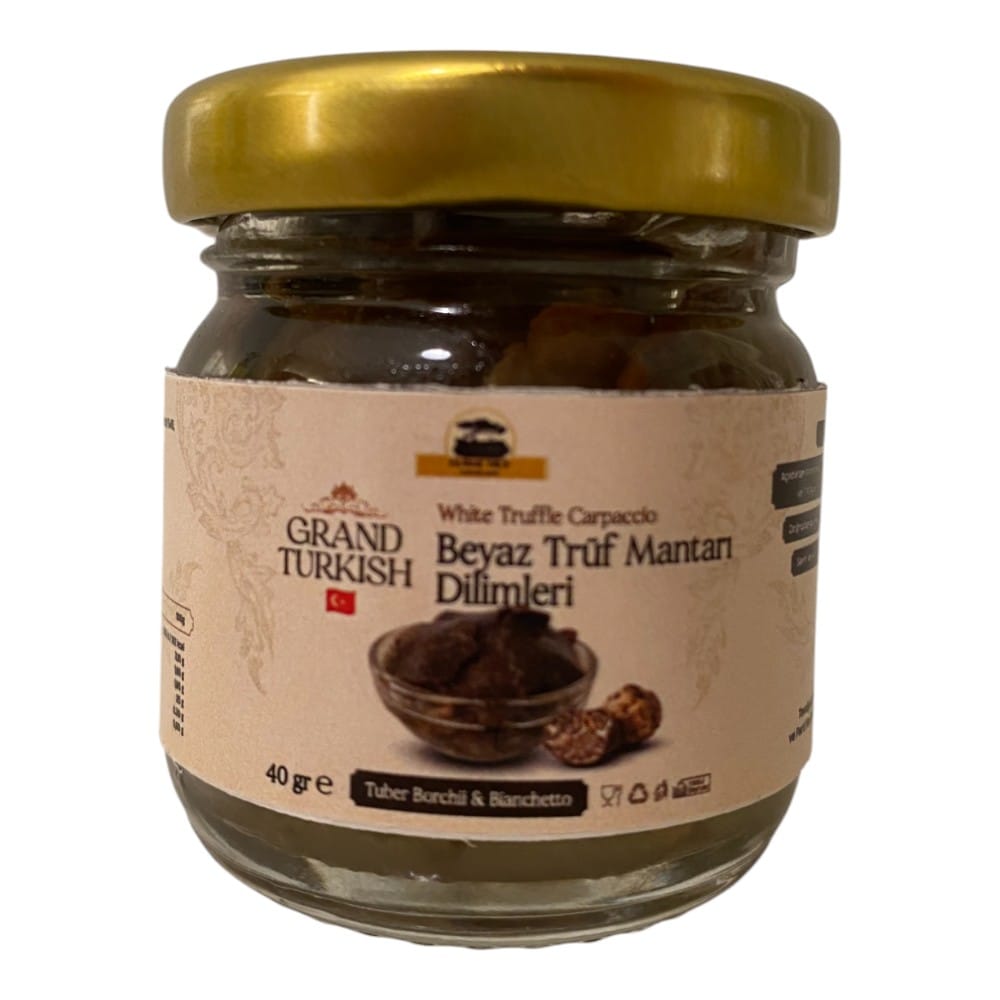 Gurme Trüf Beyaz Trüf Mantarı Dilimleri (Carpaccio) Grand Turkish 40 gr