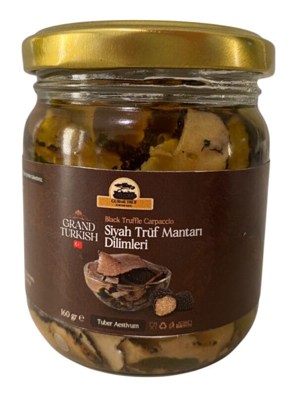 Gurme Trüf Siyah Trüf Mantarı Dilimleri (Carpaccio) Grand Turkish 160 gr