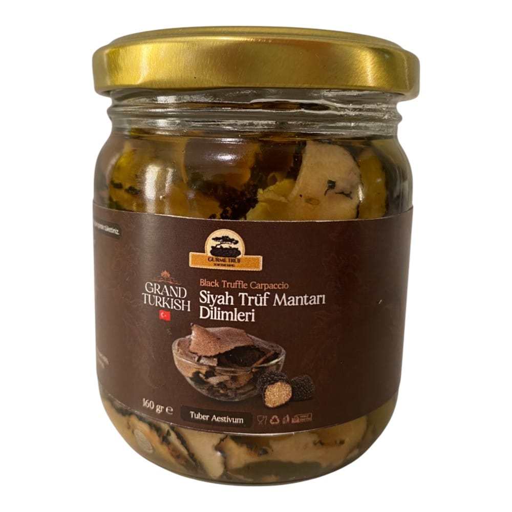 Gurme Trüf Siyah Trüf Mantarı Dilimleri (Carpaccio) Grand Turkish 160 gr