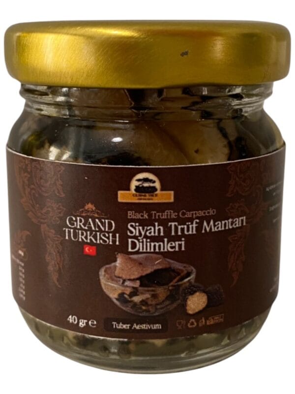 Gurme Trüf Siyah Trüf Mantarı Dilimleri (Carpaccio) Grand Turkish 40 gr
