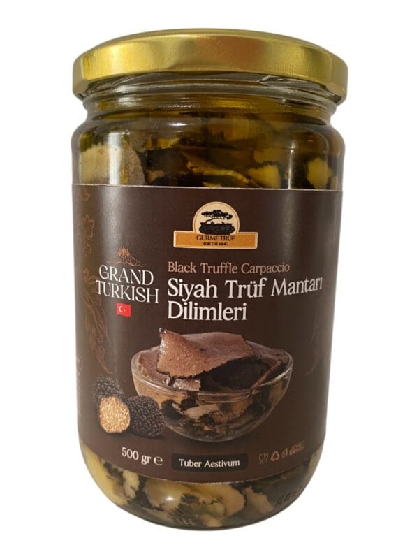 Gurme Trüf Siyah Trüf Mantarı Dilimleri (Carpaccio) Grand Turkish 500 gr