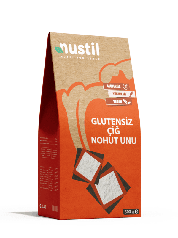 Nustil Glutensiz Çiğ Nohut Unu 300 g x6