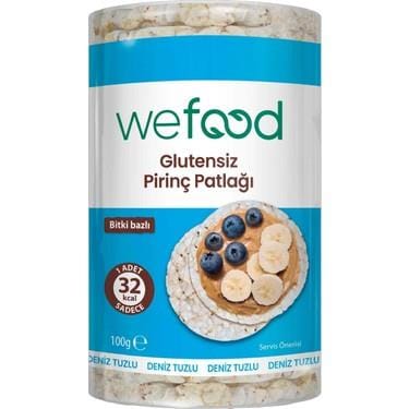 Wefood Glutensiz Pirinç Patlağı 100 g