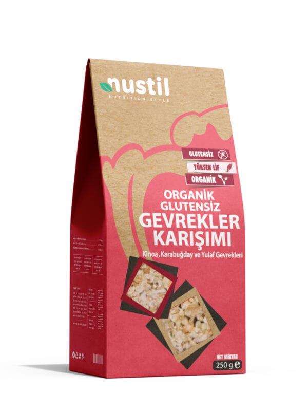 Nustil Organik Glutensiz Gevrekler Karışımı 250 g x 6 Adet