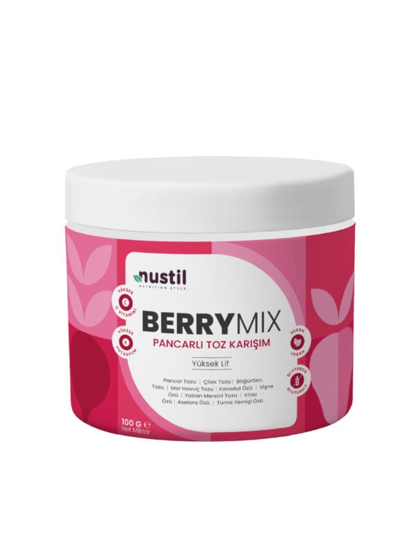 Nustil Berry Mix – Orman Meyveli Toz Karışım 100 g x 3 Adet