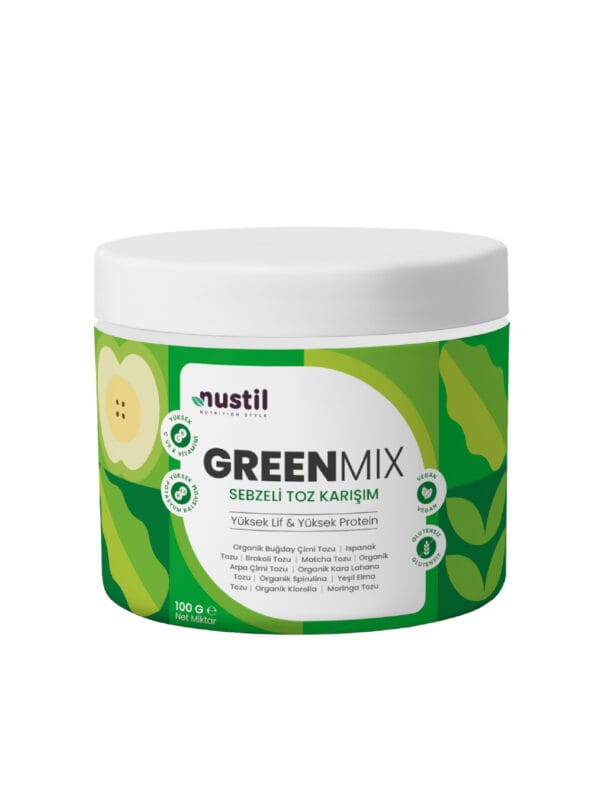 Nustil Green Mix – Sebzeli Toz Karışım 100 g x 3 Adet