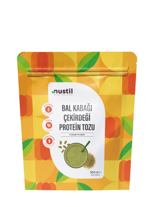Nustil Glutensiz Bal Kabağı Çekirdeği Proteini Tozu 350 g x 3 Adet