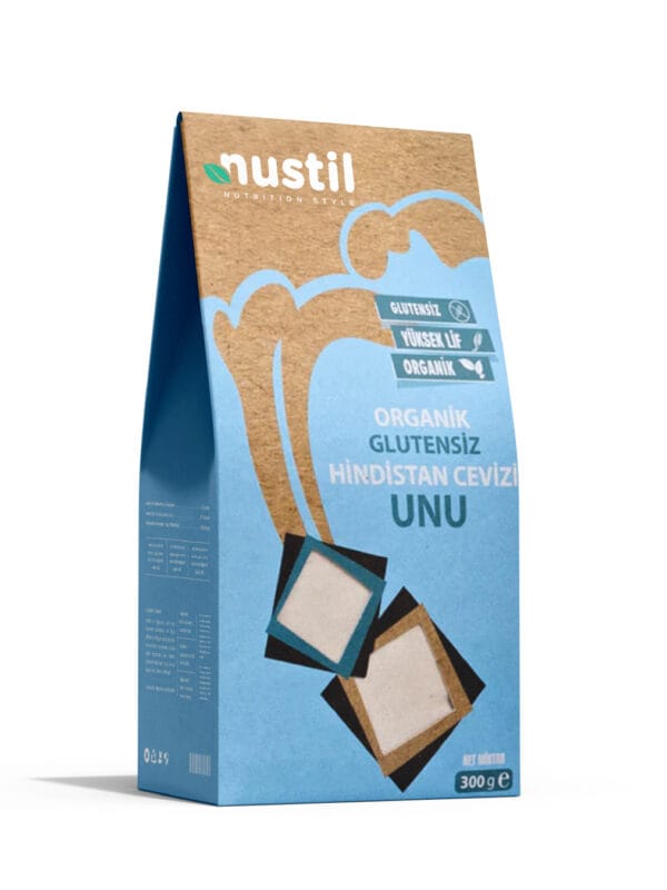 Nustil Organik ve Glutensiz Hindistan Cevizi Unu 300 g x 6 Adet