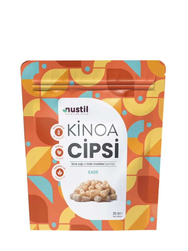 Nustil Glutensiz Kinoa Cipsi 35 g x 12 Adet