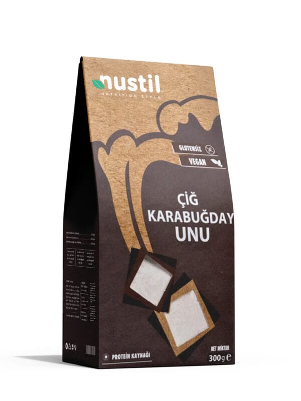 Nustil Glutensiz Çiğ Karabuğday Unu 300 g x 6 Adet
