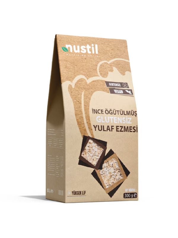Nustil Glutensiz İnce Öğütülmüş Yulaf Ezmesi 300 g x 6 Adet
