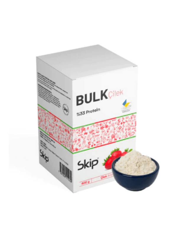 Bulk Proteince Zenginleştirilmiş Çilekli 400 g  İçecek Tozu x 3 Adet