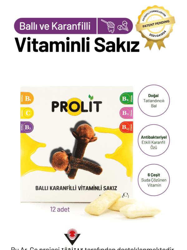 Prolit Ballı Karanfilli Vitaminli Sakız 15,3 g
