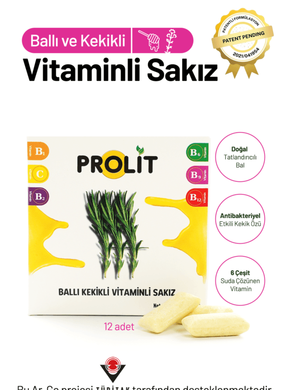 Prolit Ballı Kekikli Vitaminli Sakız 15,3 g