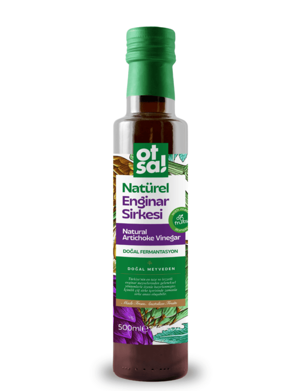 Otsa Natürel Enginar Sirkesi 500 ml x 12 Adet