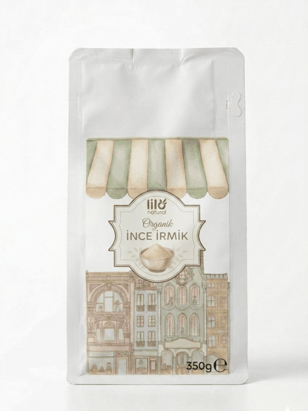Lilo Natural Organik İnce İrmik 350gr