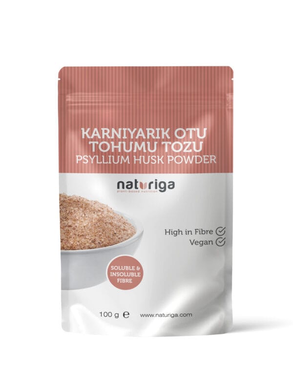 Naturiga Karnıyarık Otu Tohumu Tozu (Psyllium Husk) 100 g