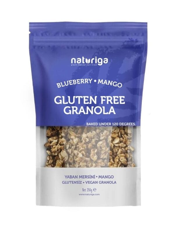 Naturiga Glutensiz Granola (Yaban Mersini) 250 g