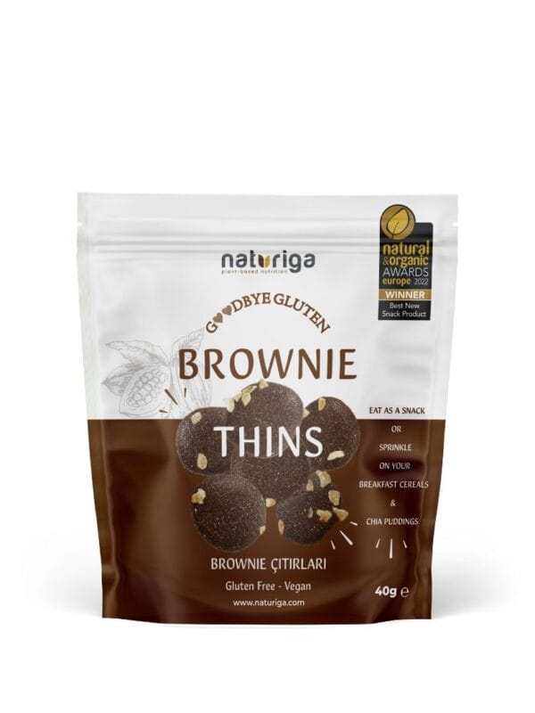 Naturiga Goodbye Gluten Brownie Çıtır Kraker 40 g