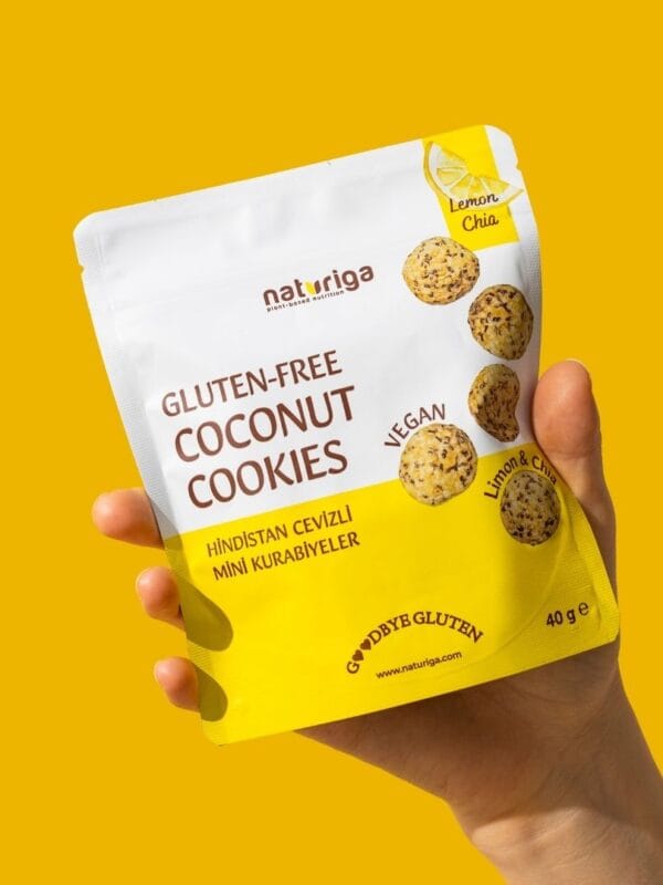Naturiga Goodbye Gluten Coconut Mini Cookies (Limon Chia) 40 g