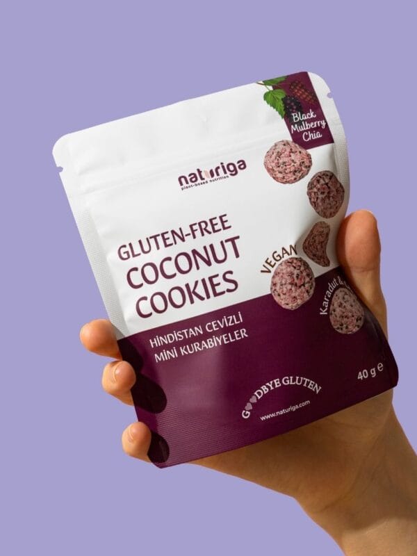 Naturiga Goodbye Gluten Coconut Mini Cookies (Karadut Chia) 40 g