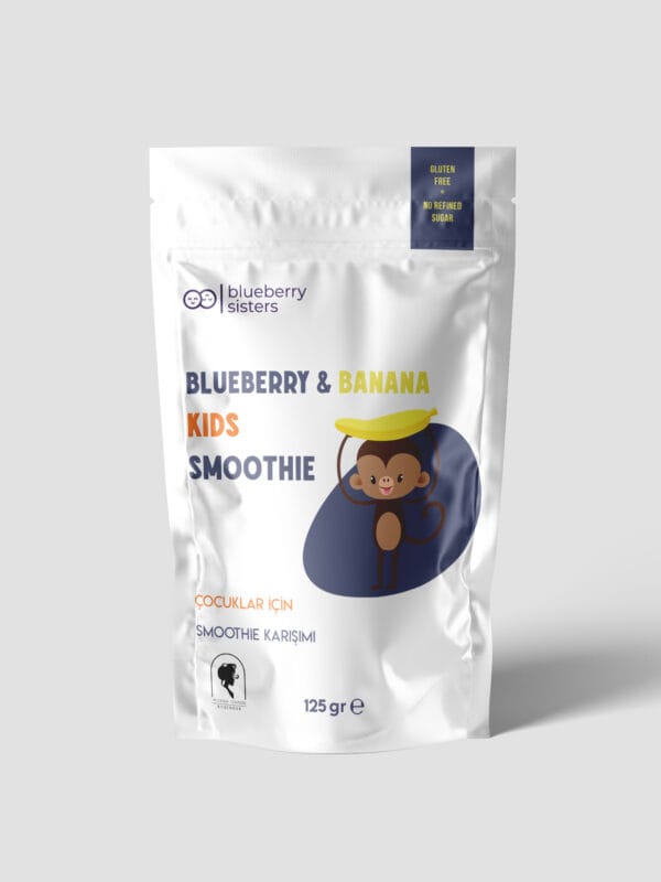 Blueberry Sisters Yabanmersini Muzlu Çocuk Smoothie Karışım 125 g