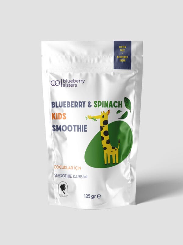 Blueberry Sisters Yabanmersini Ispanaklı Çocuk Smoothie Karışım 125 g