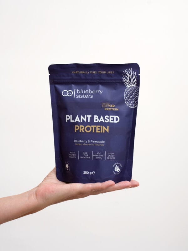 Blueberry Sisters Yabanmersini Ananaslı Bitkisel Protein 250 g